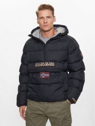 Napapijri Kurtka zimowa Rainforest NP0A4HMA Czarny Regular Fit. Czarne kurtki Napapijri, na zimę, m, bez wzorów, z syntetyku, bez kaptura. Za 869.99 zł.