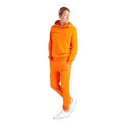 Męski dres z kapturem Only One. Brązowe komplety dresowe LEONE 1947 APPAREL, l, bez wzorów, z dresówki, bez ramiączek. W wyprzedaży za 217.15 zł.