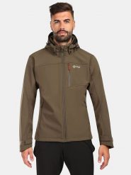 Kilpi Kurtka softshellowa "Ravio" w kolorze khaki rozmiar: XXL. Brązowe kurtki outdoor i hardshell Kilpi, xxl, bez wzorów, bez kaptura. Za 231.68 zł.