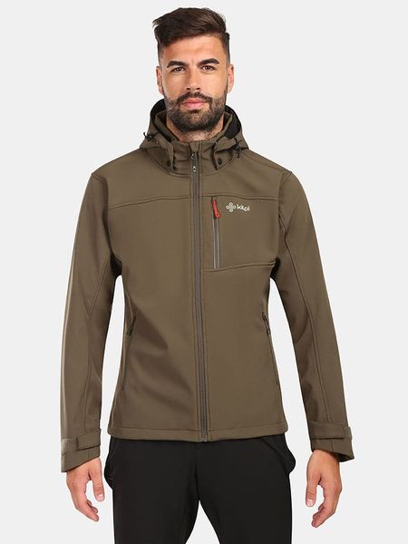 Kilpi Kurtka softshellowa "Ravio" w kolorze khaki rozmiar: XXL. Brązowe kurtki outdoor i hardshell Kilpi, xxl, bez wzorów, bez kaptura. Za 231.68 zł.