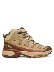 Salomon Trekkingi X Ultra 360 Edge Mid Gore-Tex L45472900 Beżowy. Brązowe buty trekkingowe Salomon, bez wzorów, z gore-texu, bez zapięcia. Za 729.99 zł.