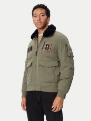 Aeronautica Militare Kurtka przejściowa 262AB3108UCT03151 Khaki Regular Fit. Brązowe kurtki Aeronautica Militare, m, bez wzorów, z syntetyku, bez kaptura. Za 1,669.00 zł.