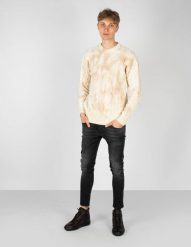 Takeshy Kurosawa Sweter | 83063 | Maglia Treccia Sfumata | Mężczyzna | Kremowy. Białe swetry nierozpinane Takeshy Kurosawa, m, bez wzorów, z bawełny, bez kołnierzyka, bez ramiączek. W wyprzedaży za 319.00 zł.