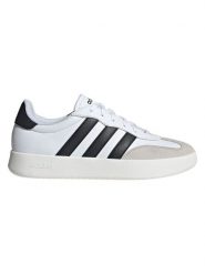 Adidas Skórzane sneakersy "Barreda" w kolorze biało-beżowo-czarnym rozmiar: 46. Białe buty sportowe casual Adidas, bez wzorów, z materiału, bez zapięcia. Za 177.94 zł.