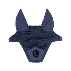 Czapka dla konia Kentucky Wellington 3D Logo. Niebieskie czapki z daszkiem KENTUCKY HORSEWEAR, bez wzorów, z dzianiny. Za 378.00 zł.