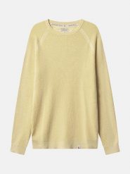 COLOURS & SONS Sweter w kolorze żółtym rozmiar: M. Żółte swetry nierozpinane COLOURS & SONS, m, bez wzorów, z bawełny, bez kołnierzyka, bez ramiączek. Za 157.32 zł.