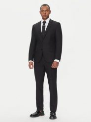 HUGO Garnitur Henry/Getlin232X 50530116 Czarny Slim Fit. Czarne garnitury Hugo, m, bez wzorów, z syntetyku. Za 1,169.00 zł.