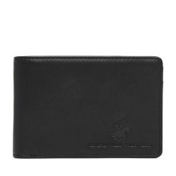 Portfel Beverly Hills Polo Club. Czarne portfele Beverly Hills Polo Club, bez wzorów. Za 79.99 zł.