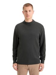 Scotch & Soda Sweter w kolorze antracytowym rozmiar: L. Czarne swetry nierozpinane Scotch & Soda, l, bez wzorów, z wełny, bez kołnierzyka, bez ramiączek. Za 215.21 zł.