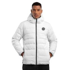 Kurtka puchowa Lifestyle męska Siroko Natur. Białe kurtki SIROKO, l, bez wzorów, z puchu, bez kaptura. W wyprzedaży za 299.00 zł.