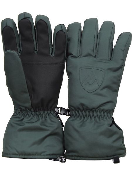 Peak Mountain Rękawiczki narciarskie "Monster" w kolorze khaki rozmiar: M/L. Brązowe rękawiczki Peak Mountain, bez wzorów. Za 156.98 zł.