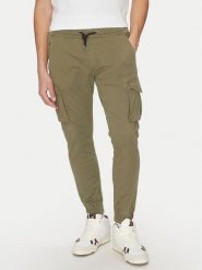 Alpha Industries Joggery Twill 116202 Zielony Regular Fit. Zielone joggery i bojówki Alpha Industries, m, bez wzorów, z bawełny. Za 219.99 zł.