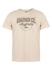 Roadsign Koszulka w kolorze beżowym rozmiar: L. Brązowe bezrękawniki Roadsign, l, bez wzorów, z bawełny, bez kołnierzyka, bez ramiączek. Za 30.99 zł.