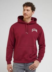 LEE MĘSKA BLUZA VARSITY HOODIE PORT 112341673 LL80015548. Bluzy Lee, m, bez wzorów, bez kaptura. Za 199.99 zł.