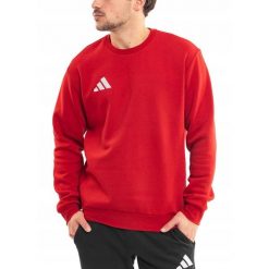 Bluza Męska adidas Entrada 26 Bez Kaptura Sportowa Bawełniana roz. XL. Czerwone bluzy z kapturem Adidas, m, bez wzorów, z bawełny, bez kaptura. Za 135.00 zł.