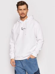 Karl Kani Bluza Signature 6021239 Biały Regular Fit. Białe bluzy Karl Kani, m, bez wzorów, z bawełny, bez kaptura. Za 129.99 zł.