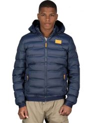 Geographical Norway Kurtka zimowa "Boomboom" w kolorze granatowym rozmiar: S. Niebieskie kurtki Geographical Norway, na zimę, s, bez wzorów, bez kaptura. Za 205.93 zł.