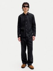 Jack & Jones Chinosy St. Karl 12253120 Czarny Loose Leg. Czarne eleganckie spodnie Jack & Jones, m, ze lnu. Za 329.99 zł.