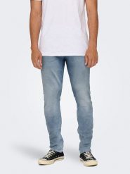 ONLY & SONS Dżinsy - Slim fit - w kolorze błękitnym rozmiar: W29/L30. Niebieskie jeansy Only & Sons, l. Za 66.00 zł.