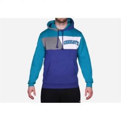 Bluza sportowa męska Mitchell & Ness Charlotte Hornets. Fioletowe bluzy z kapturem Mitchell & Ness, m, bez wzorów, z kapturem. Za 521.00 zł.