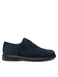Geox Półbuty U Ottavio U56DCA 00022 C4002 Granatowy. Niebieskie eleganckie półbuty Geox, bez wzorów, ze skóry, bez obcasa, bez zapięcia. Za 309.99 zł.