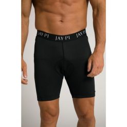 Męskie Bokserki rowerowe paski wyściełanie na pośladkach. Czarne bokserki JAY-PI, m, bez wzorów, z elastanu. Za 244.99 zł.
