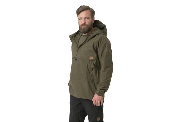 Kurtka Helikon-Tex Anorak Woodsman. Zielone kurtki Helikon-Tex, l, bez wzorów, z materiału, z kapturem. Za 417.99 zł.