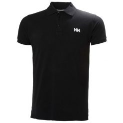 Polo Helly Hansen Transat. Czarne koszulki polo Helly Hansen, na lato, m, bez wzorów, bez kołnierzyka, bez ramiączek. W wyprzedaży za 216.50 zł.