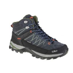 Buty trekkingowe męskie, CMP Rigel Mid. Czarne buty turystyczne CMP, bez wzorów, z materiału, bez zapięcia, trekkingowe. Za 406.99 zł.