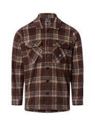 Santa Cruz koszula casual - Lodge Shirt Mężczyźni Comfort Fit brązowy, S. Brązowe koszule Santa Cruz, m, bez wzorów, bez kołnierzyka, bez ramiączek. Za 229.95 zł.