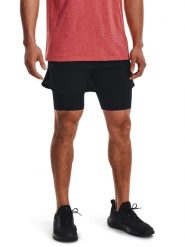Under Armour Szorty sportowe "Vanish Elite 2in1" w kolorze czarnym rozmiar: L. Czarne krótkie spodenki sportowe Under Armour, l, bez wzorów. Za 207.88 zł.