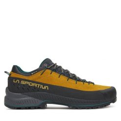 Trekkingi La Sportiva. Żółte trekkingi La Sportiva, bez wzorów, z gore-texu, bez zapięcia. Za 1,049.00 zł.