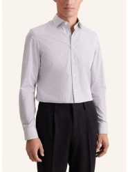 Seidensticker Koszula - Slim fit - w kolorze biało-szarym rozmiar: 40. Szare koszule Seidensticker, bez wzorów, bez kołnierzyka, bez ramiączek. Za 129.95 zł.