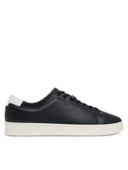 Calvin Klein Sneakersy Pure Low Laceup Cupsole Hf Lth HM0HM01859 Czarny. Czarne buty sportowe casual CALVIN KLEIN, bez wzorów, ze skóry, bez zapięcia. Za 519.99 zł.
