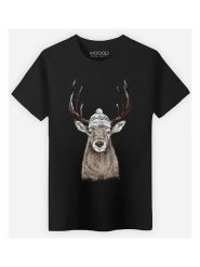 WOOOP Koszulka "Let's Go Outside" w kolorze czarnym rozmiar: XL. Czarne bezrękawniki Wooop, s, bez wzorów, z bawełny, bez kołnierzyka, bez ramiączek. Za 78.28 zł.