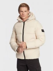 Calvin Klein Kurtka zimowa Crinkle K10K110336 Beżowy Regular Fit. Brązowe kurtki CALVIN KLEIN, na zimę, m, bez wzorów, z syntetyku, bez kaptura. Za 879.99 zł.