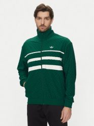 Adidas Bluza Monogram JD0696 Zielony Loose Fit. Zielone bluzy Adidas, m, bez wzorów, z syntetyku, bez kaptura. Za 249.99 zł.