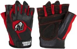 Mitchell Rękawiczki treningowe - Czarny/Czerwony. Czarne rękawiczki GORILLA WEAR, bez wzorów, z bawełny. Za 155.00 zł.