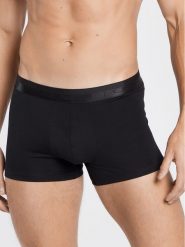 HOM Bokserki Classic 400203 Czarny. Czarne bokserki HOM, m, bez wzorów, z bawełny. Za 129.99 zł.