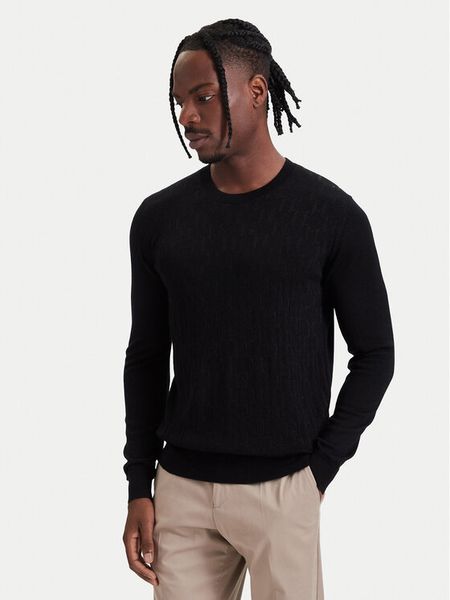 KARL LAGERFELD Sweter 655011 564301 Czarny Regular Fit. Czarne swetry rozpinane KARL LAGERFELD, m, bez wzorów, z wełny, bez kołnierzyka, bez ramiączek. Za 839.99 zł.
