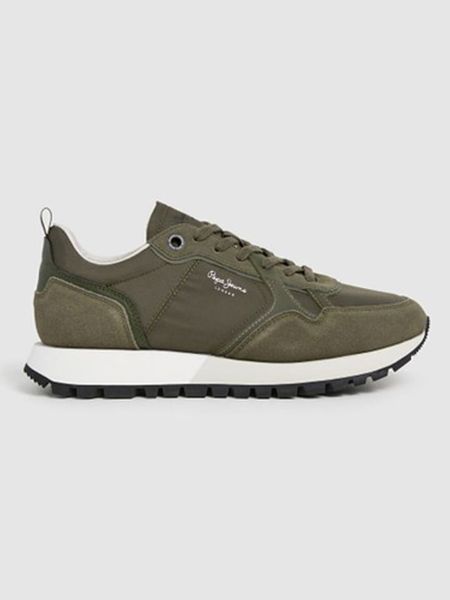 Pepe Jeans FOOTWEAR Sneakersy "Ari Soft" w kolorze khaki rozmiar: 41. Brązowe buty sportowe casual Pepe Jeans FOOTWEAR, bez wzorów, z jeansu, bez zapięcia. Za 186.19 zł.