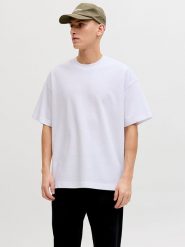Jack & Jones Koszulka "Barron" w kolorze białym rozmiar: L. Białe bezrękawniki Jack & Jones, l, bez wzorów, bez kołnierzyka, bez ramiączek. Za 66.00 zł.