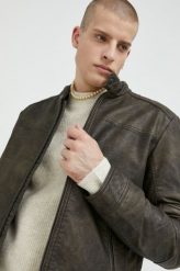 Tom Tailor kurtka męska kolor brązowy przejściowa. Brązowe kurtki Tom Tailor, l, bez wzorów, z tkaniny, bez kaptura. W wyprzedaży za 379.99 zł.