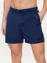 Calvin Klein Swimwear Szorty kąpielowe KM0KM00939 Granatowy Regular Fit. Niebieskie kąpielówki Calvin Klein Swimwear, m, bez wzorów, z syntetyku. Za 179.99 zł.