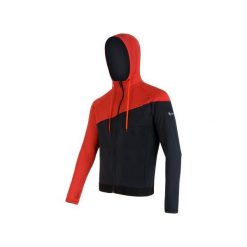 Sensor Bluza Z Kapturem Tecnostretch Black / Red M. Czarne bluzy z kapturem marki Sensor, bez wzorów. W wyprzedaży za 280.00 zł.