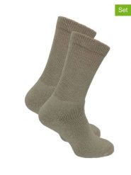 Norfolk Skarpety trekkingowe (2 pary) "Peter" w kolorze beżowym rozmiar: 35-38. Brązowe skarpety Norfolk, bez wzorów, z materiału. Za 78.99 zł.