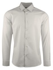 Elegancka, Męska Koszula, Taliowany Krój - Victorio - Beżowa. Brązowe koszule Victorio, m, bez wzorów, z bawełny, bez kołnierzyka, bez ramiączek. Za 139.00 zł.