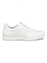 Ecco Skórzane sneakersy "CS25" w kolorze białym rozmiar: 45. Białe buty sportowe casual ecco, bez wzorów, ze skóry, bez zapięcia. Za 297.05 zł.