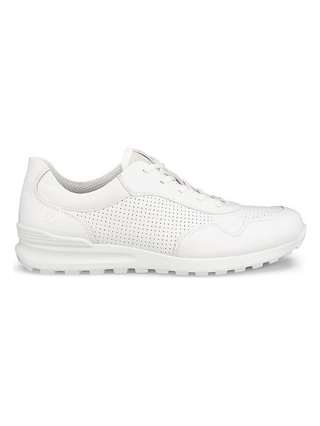 Ecco Skórzane sneakersy "CS25" w kolorze białym rozmiar: 45. Białe buty sportowe casual ecco, bez wzorów, ze skóry, bez zapięcia. Za 297.05 zł.
