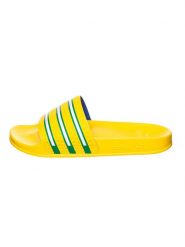 Adidas Klapki "Adiletten" w kolorze żółtym rozmiar: 44 2/3. Żółte klapki Adidas. Za 105.63 zł.